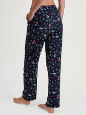 Schlafhose aus Baumwolle - 480-saphir blue - Blau