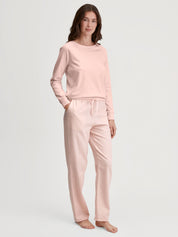 Langarmshirt aus Bio-Baumwolle - 072-pearl blush - Rosa