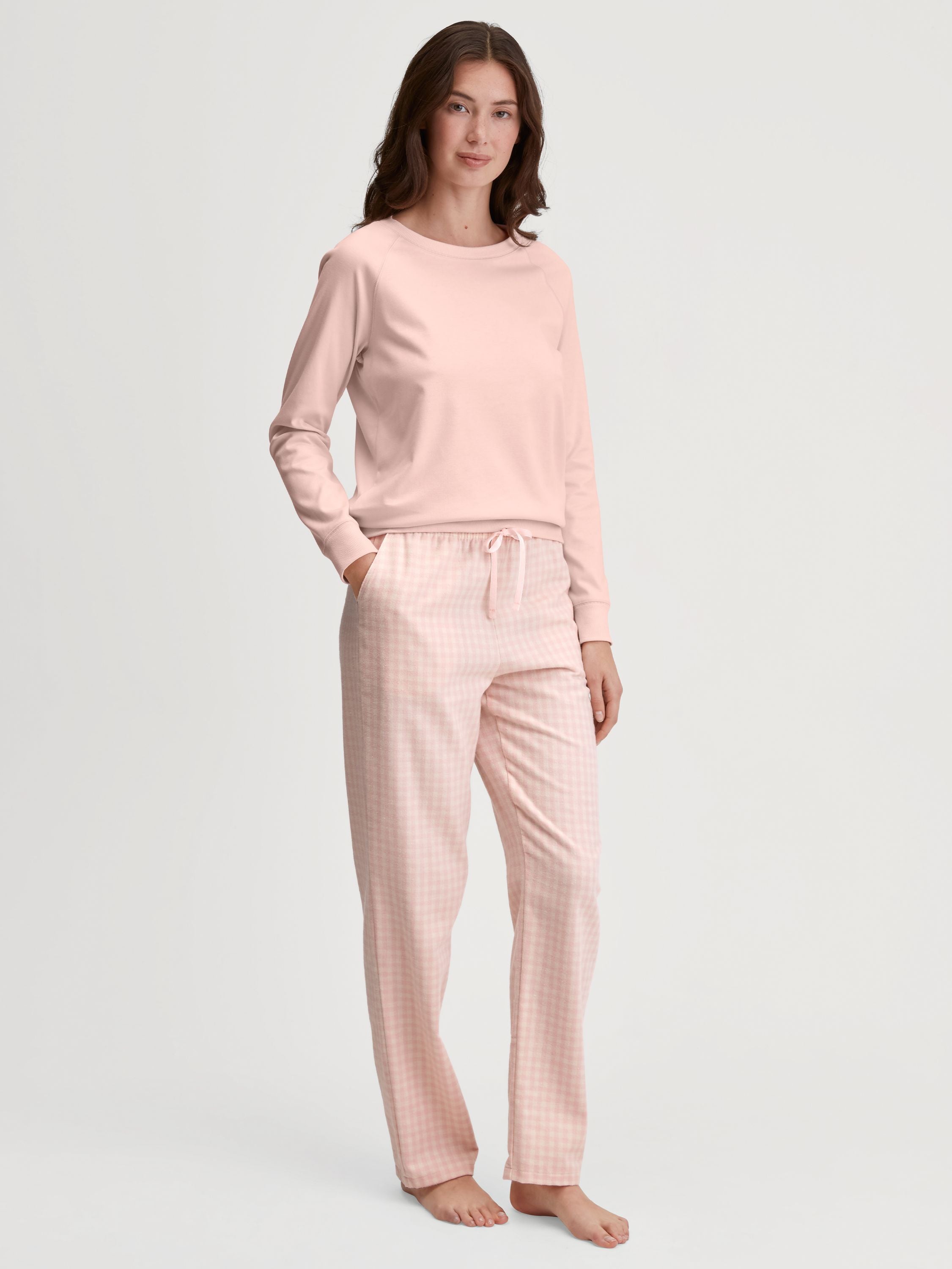 Langarmshirt aus Bio-Baumwolle - 072-pearl blush - Rosa