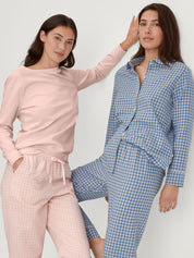 Langarmshirt aus Bio-Baumwolle - 072-pearl blush - Rosa