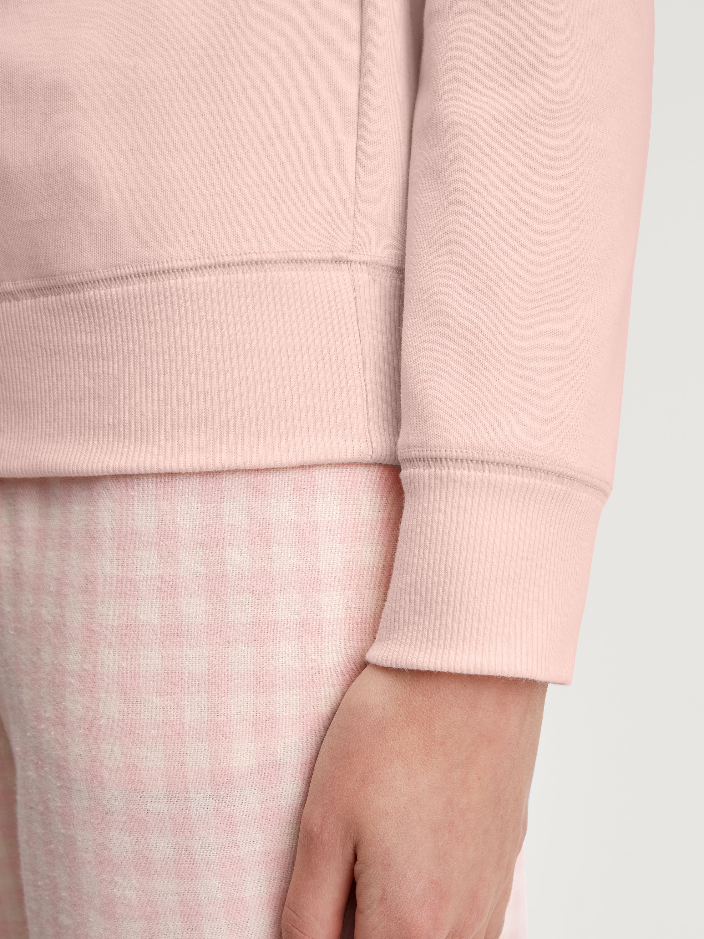 Langarmshirt aus Bio-Baumwolle - 072-pearl blush - Rosa