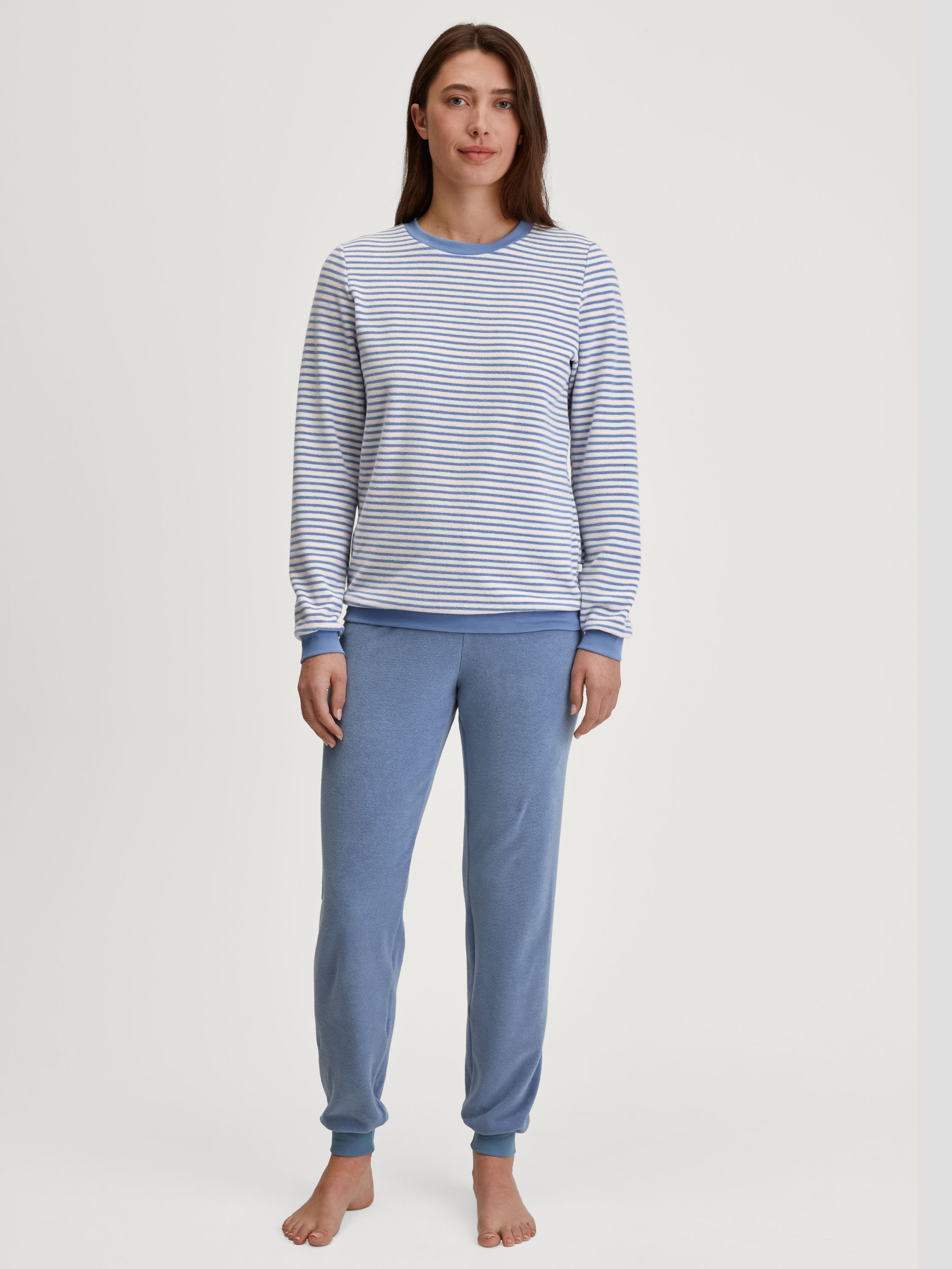 Schlafanzug aus Baumwolle - 384-scandinavian - Blau