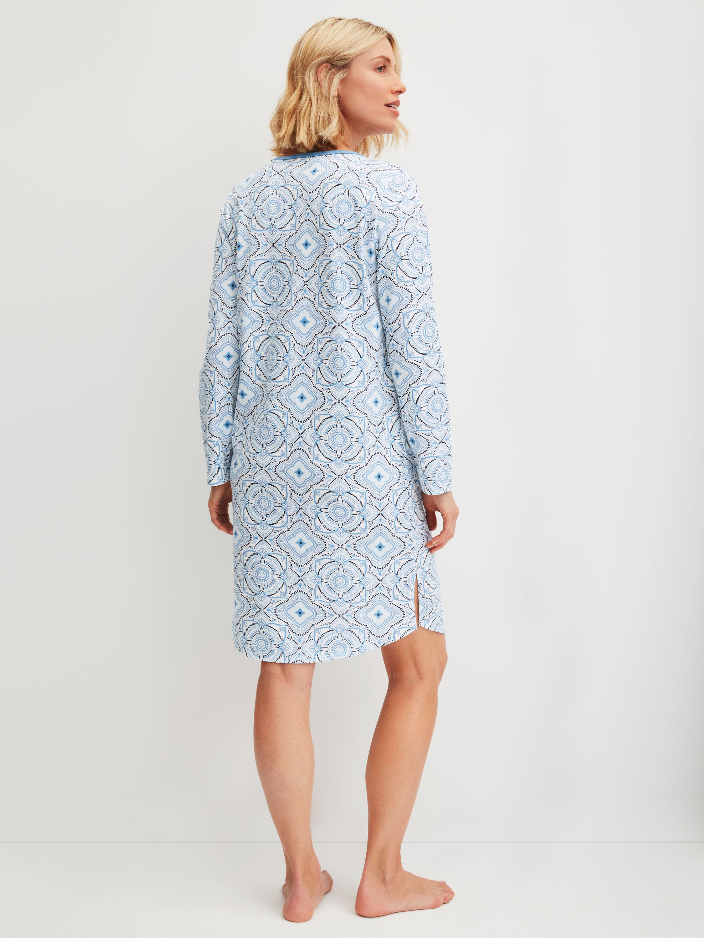 Nachtkleid - 302 riviera blue - Blau