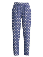 Schlafhose aus Baumwolle - 377-cobalt blue - Blau