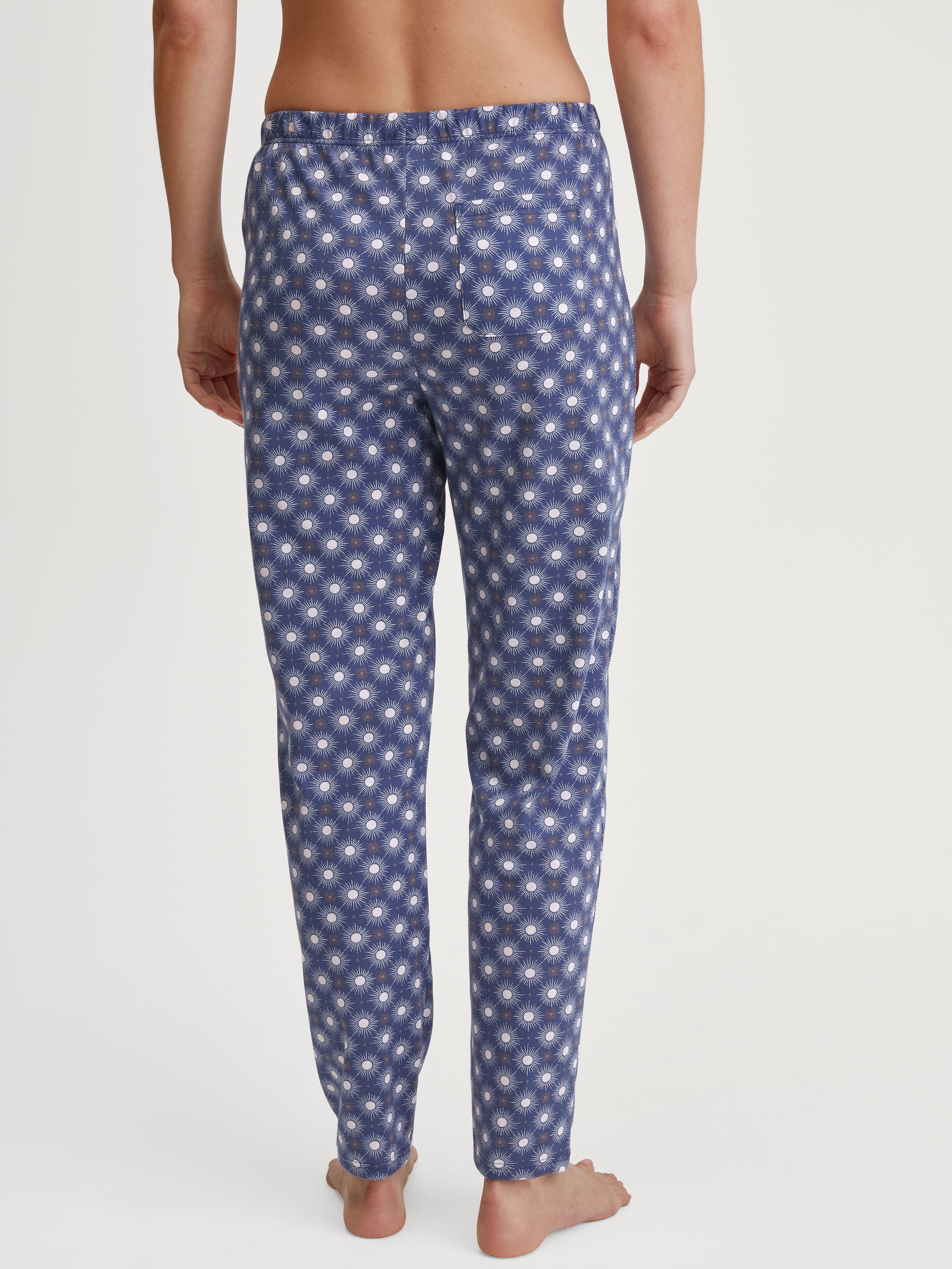 Schlafhose aus Baumwolle - 377-cobalt blue - Blau