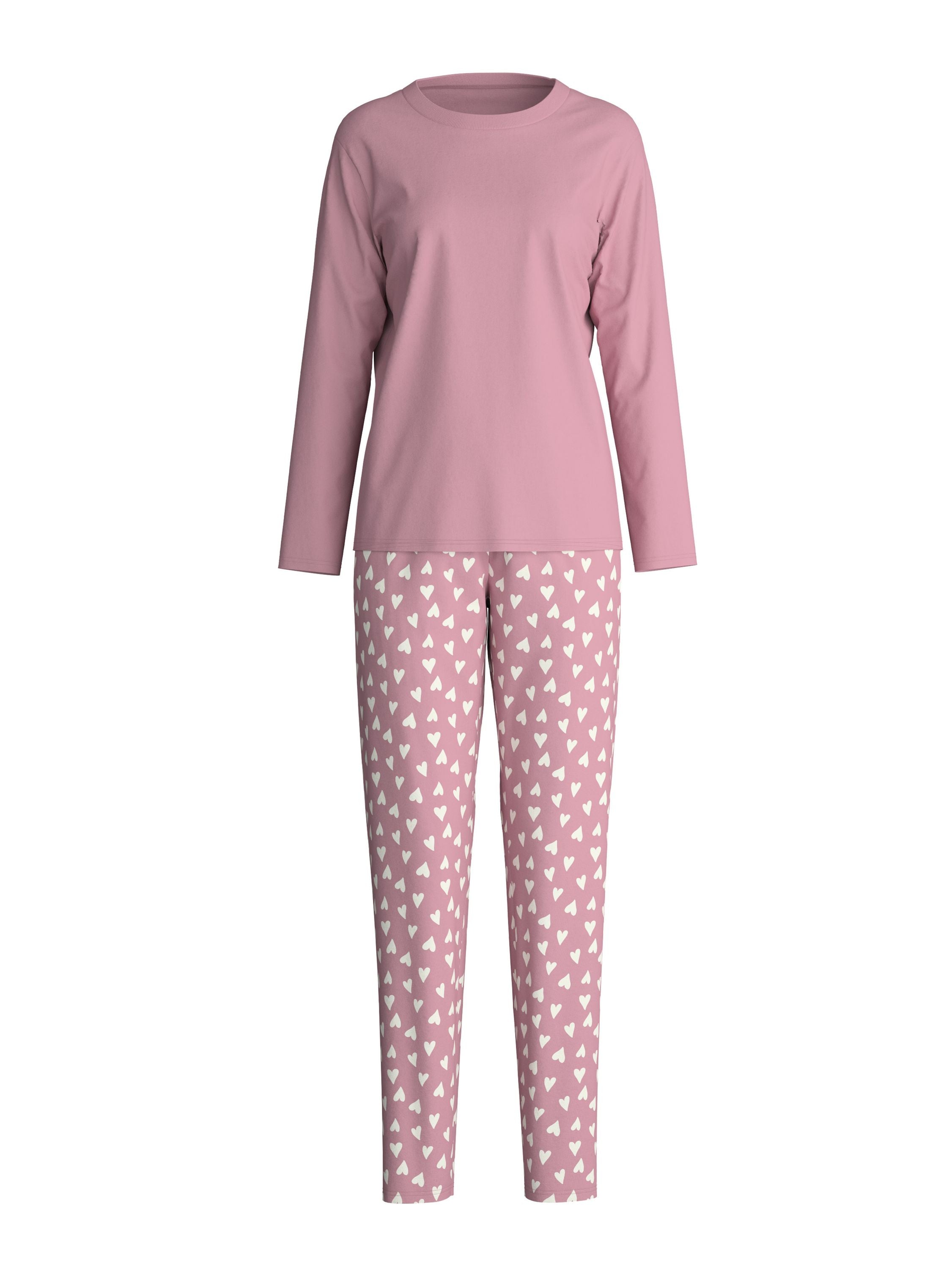 Schlafanzug aus Baumwolle - 286-lilas - Pink