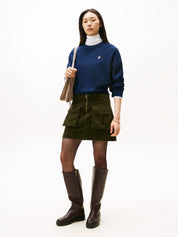Mini-Rock  in Cord Optik - MR8-GREEN - Khaki