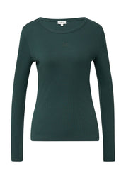 Langarmshirt - 6933-BLUE GREEN - Grün