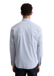 Freizeithemd Shaped Fit - I85-multi/ meltwater - Blau