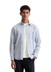 Freizeithemd Shaped Fit - I85-multi/ meltwater - Blau