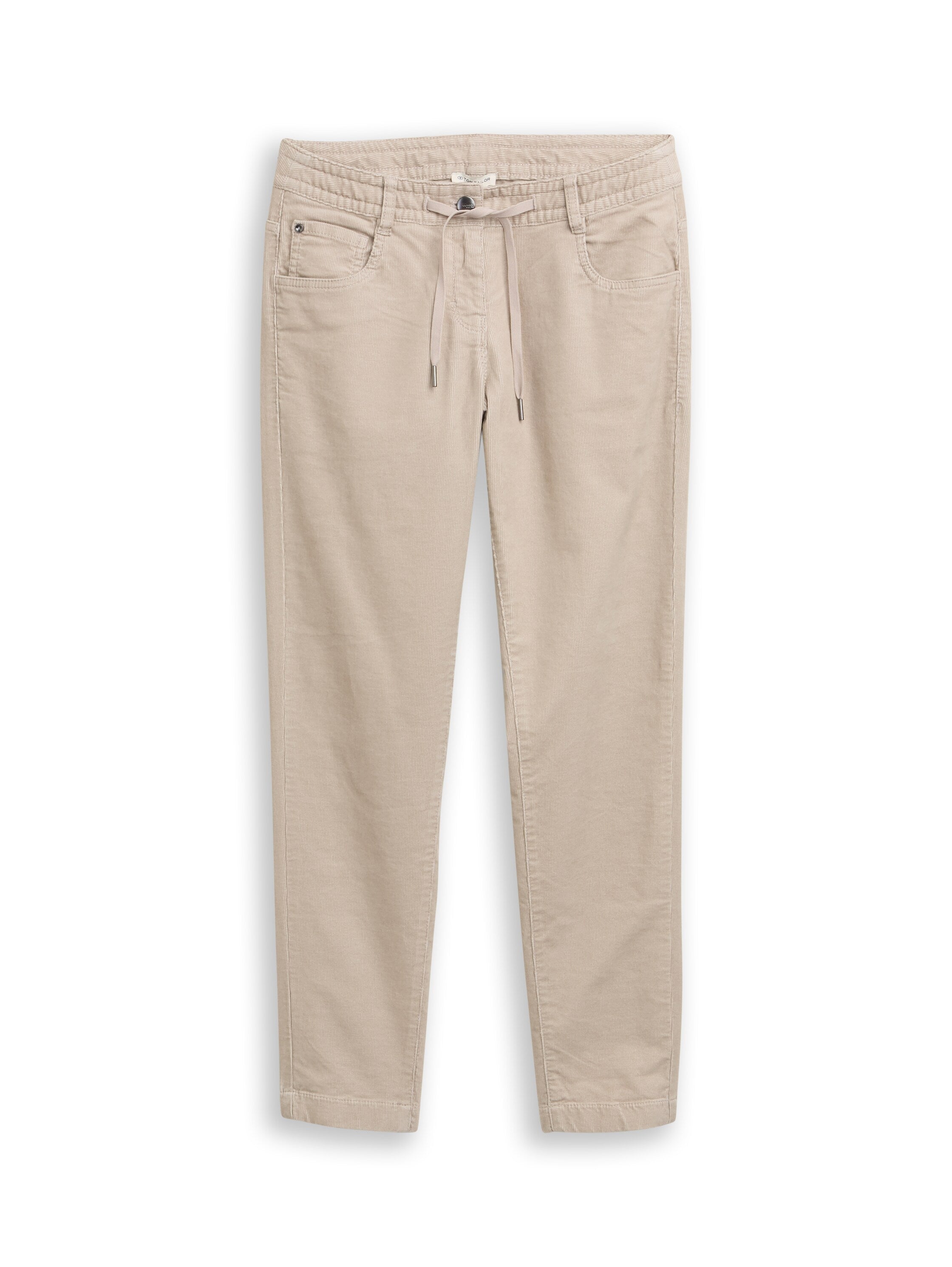 Cordhose Tapered Fit - 32208-soft taupe grey - Beige