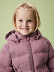 Winterjacke mit abnehmbarer Kapuze - Grape Shake - Violett