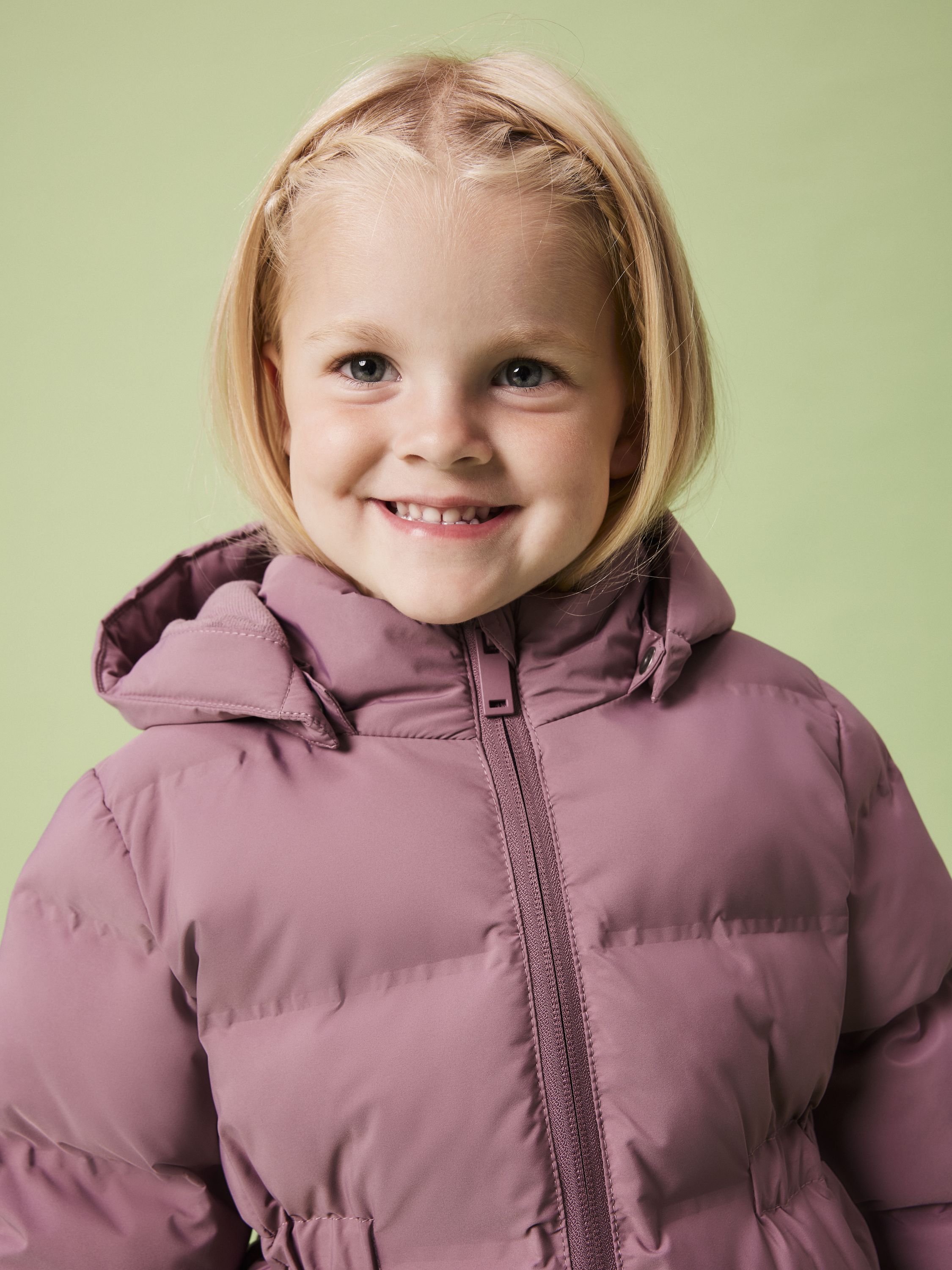 Winterjacke mit abnehmbarer Kapuze - Grape Shake - Violett