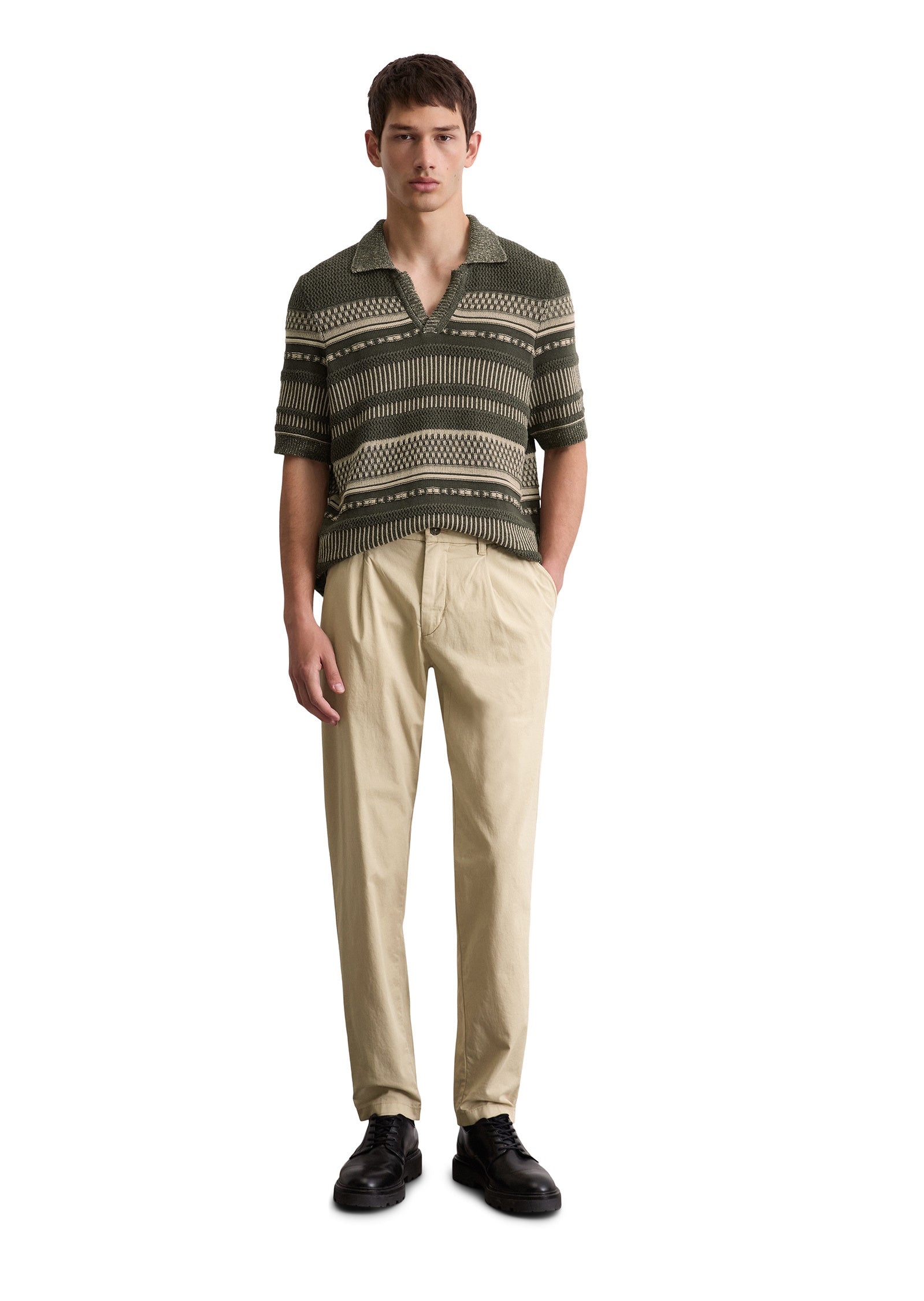 Joggpant Tapered Fit - 111-pure cashmere - Beige