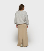 Cardigan aus Woll-Mix - 4001-light grey melee - Grau