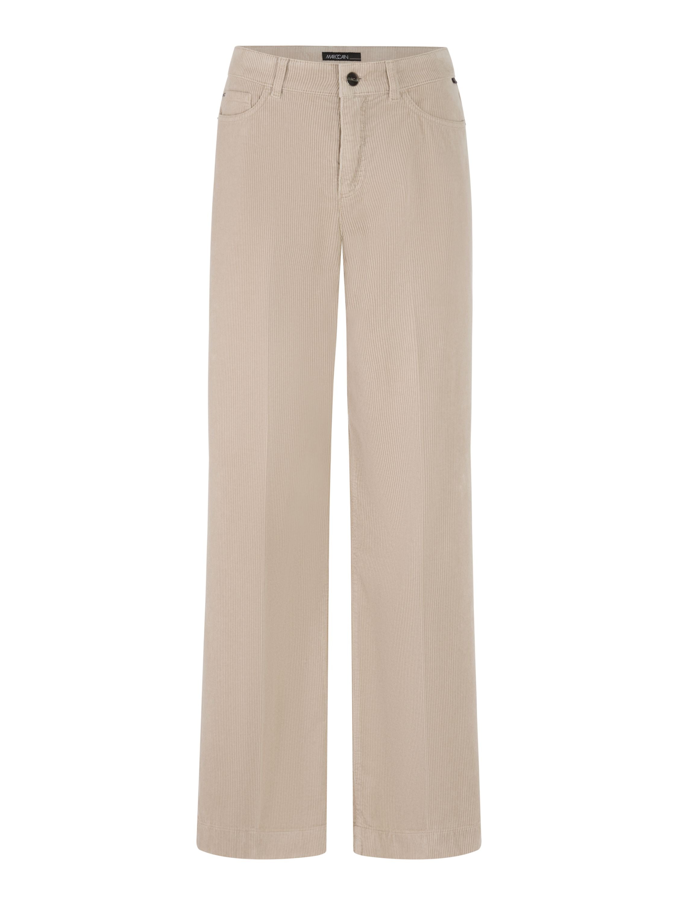 Bügelfaltenhose Wide Leg - 646 - Beige