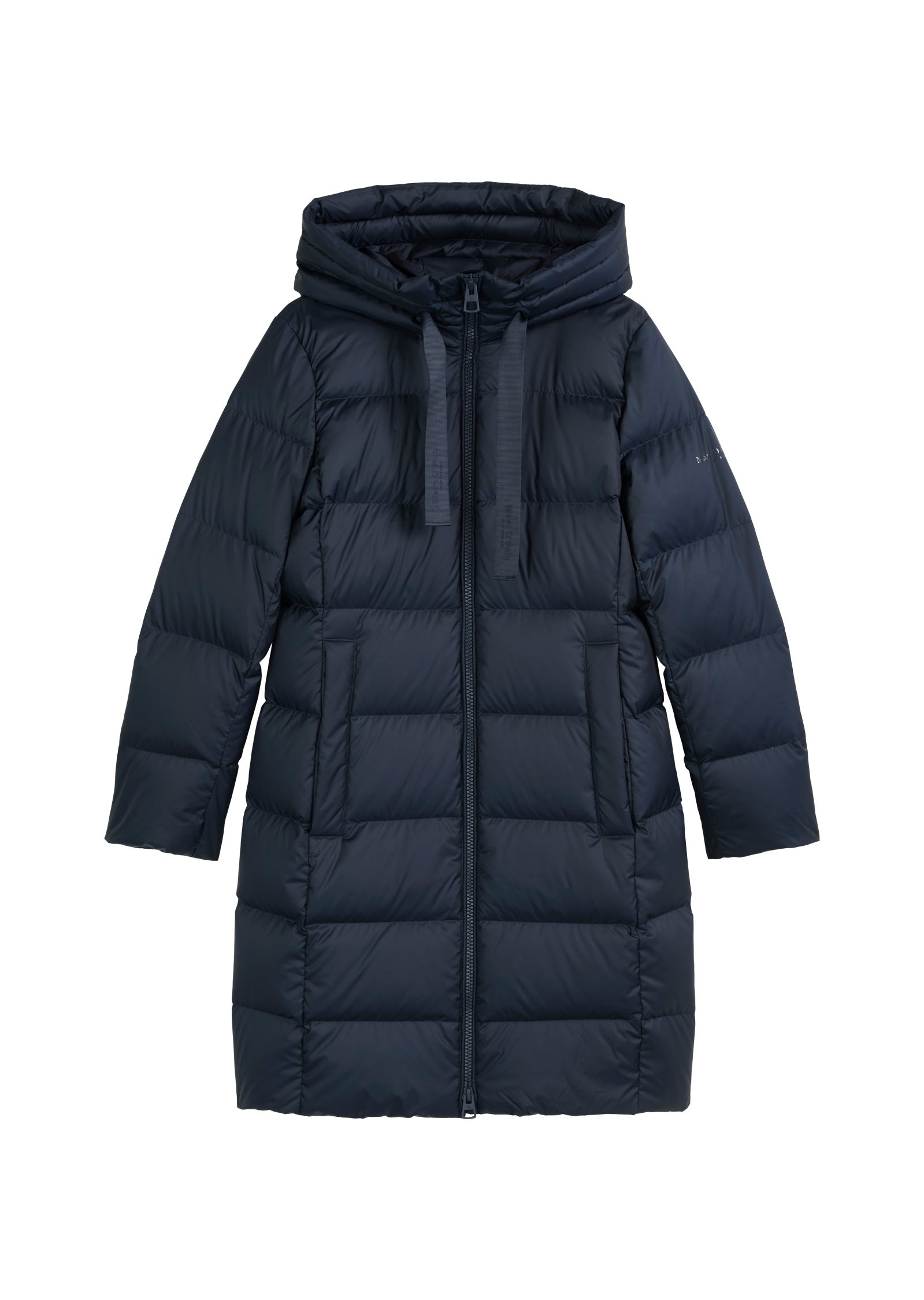 Daunenmantel mit Kapuze - 899-deep blue sea - Blau