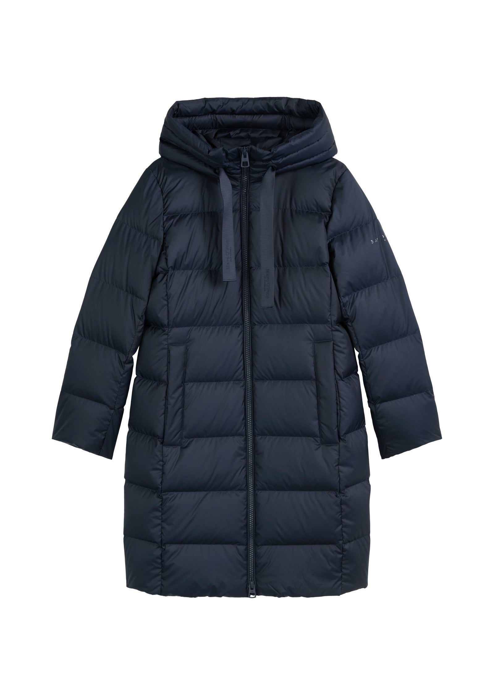 Daunenmantel mit Kapuze - 899-deep blue sea - Blau