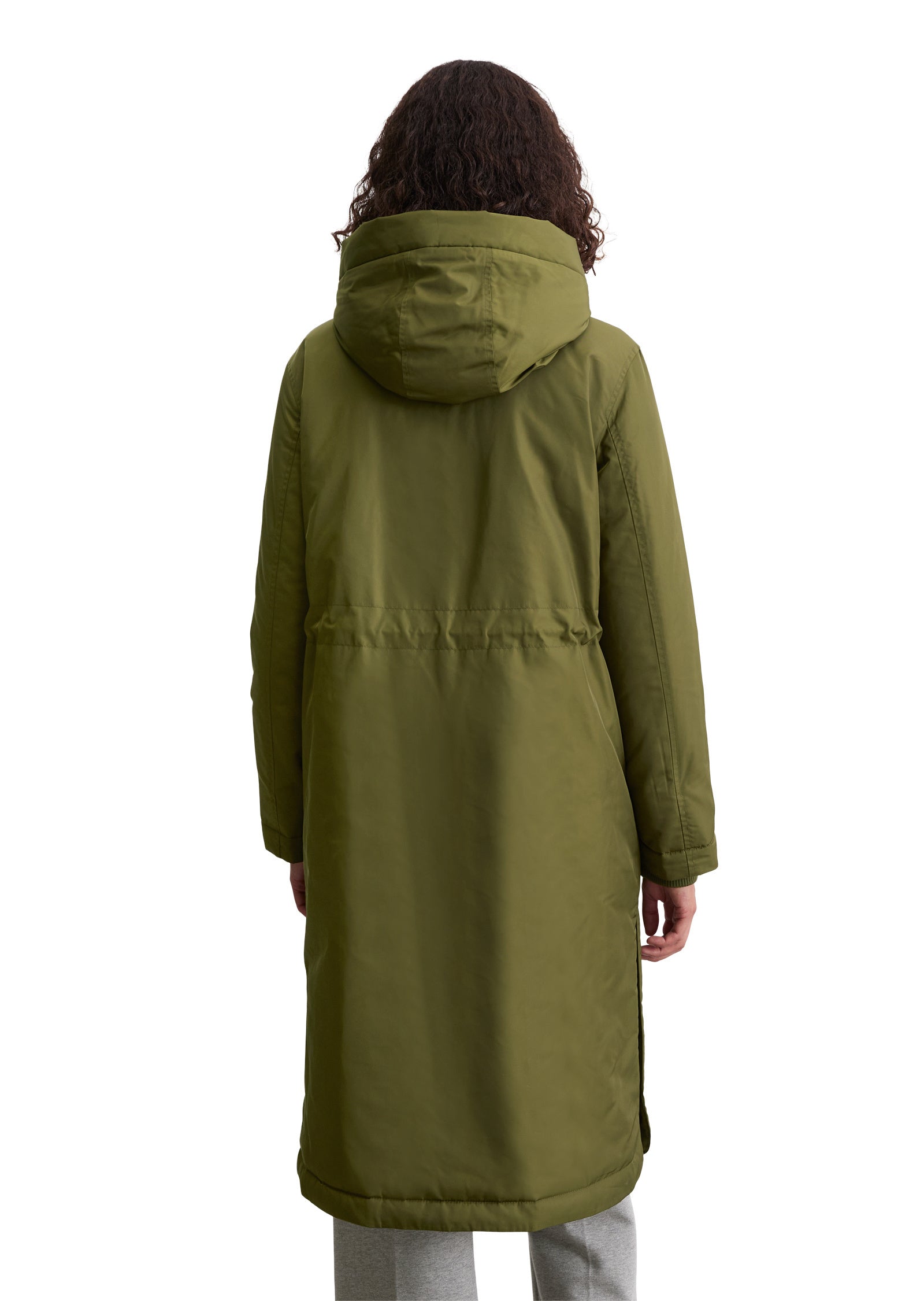 Parka mit Kapuze - 490-mossy olive - Grün