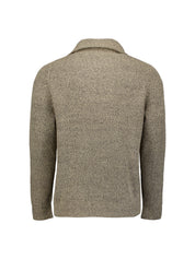 Strickpullover mit Troyerkragen - 015-Sand - Beige