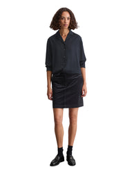 Cordrock Mini aus Baumwollmix - 888-deep night blue - Blau