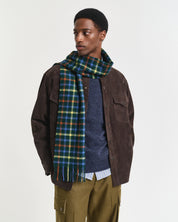 Wollschal kariert - 374-TARTAN GREEN - Grün