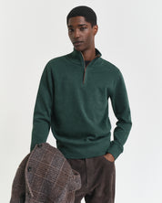 Sweatshirt mit 1/2 Zip - 374-TARTAN GREEN - Grün