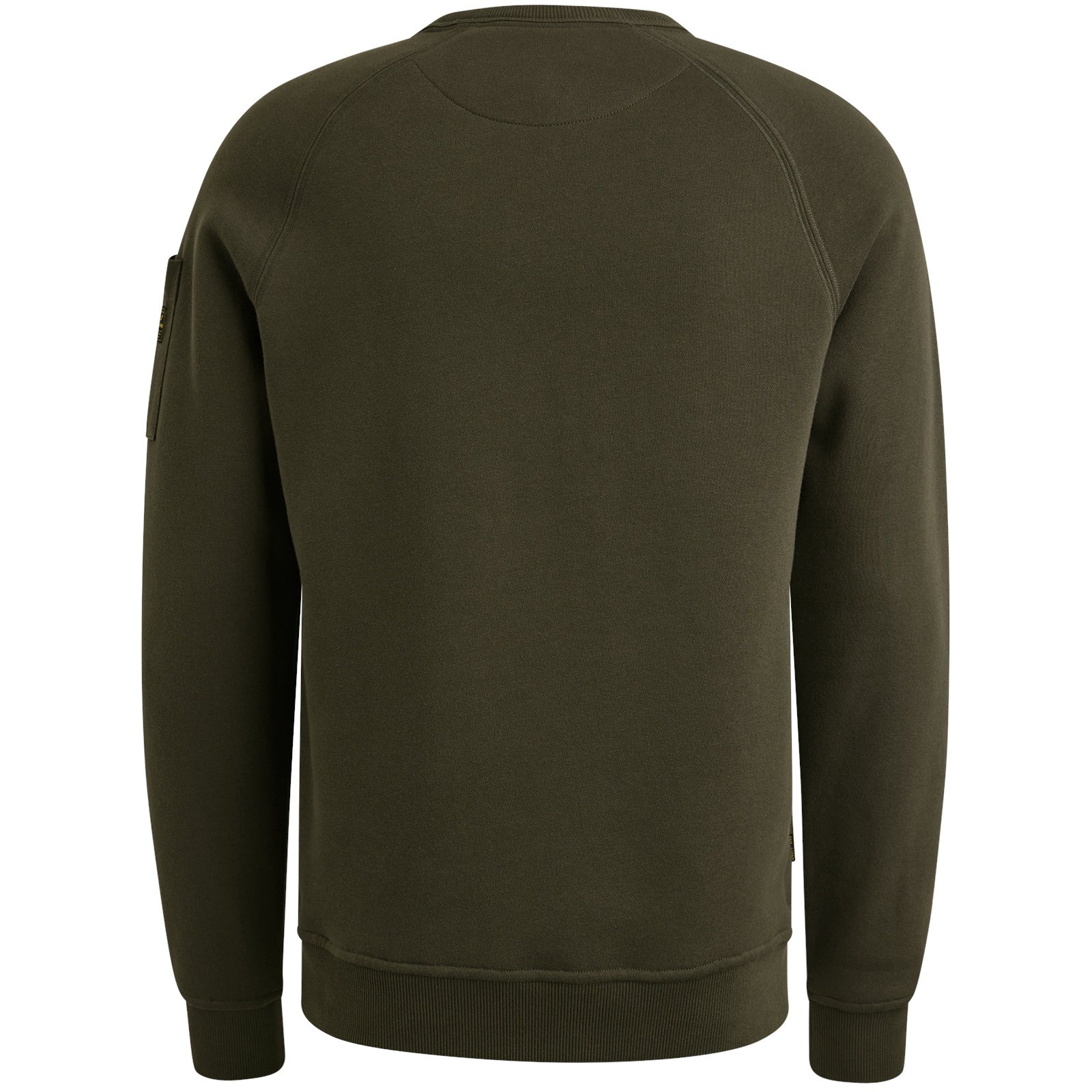 Sweatshirt mit Flight-Pocket - 8039-Beluga - Grün