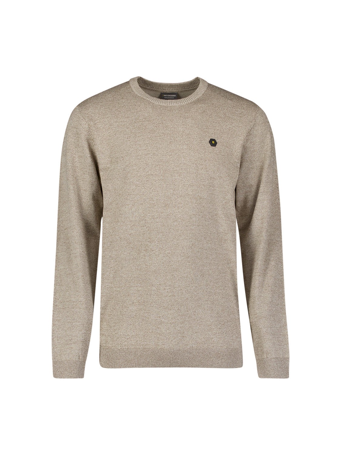 Strickpullover Regular Fit aus Baumwollmix - 015-Sand - Beige