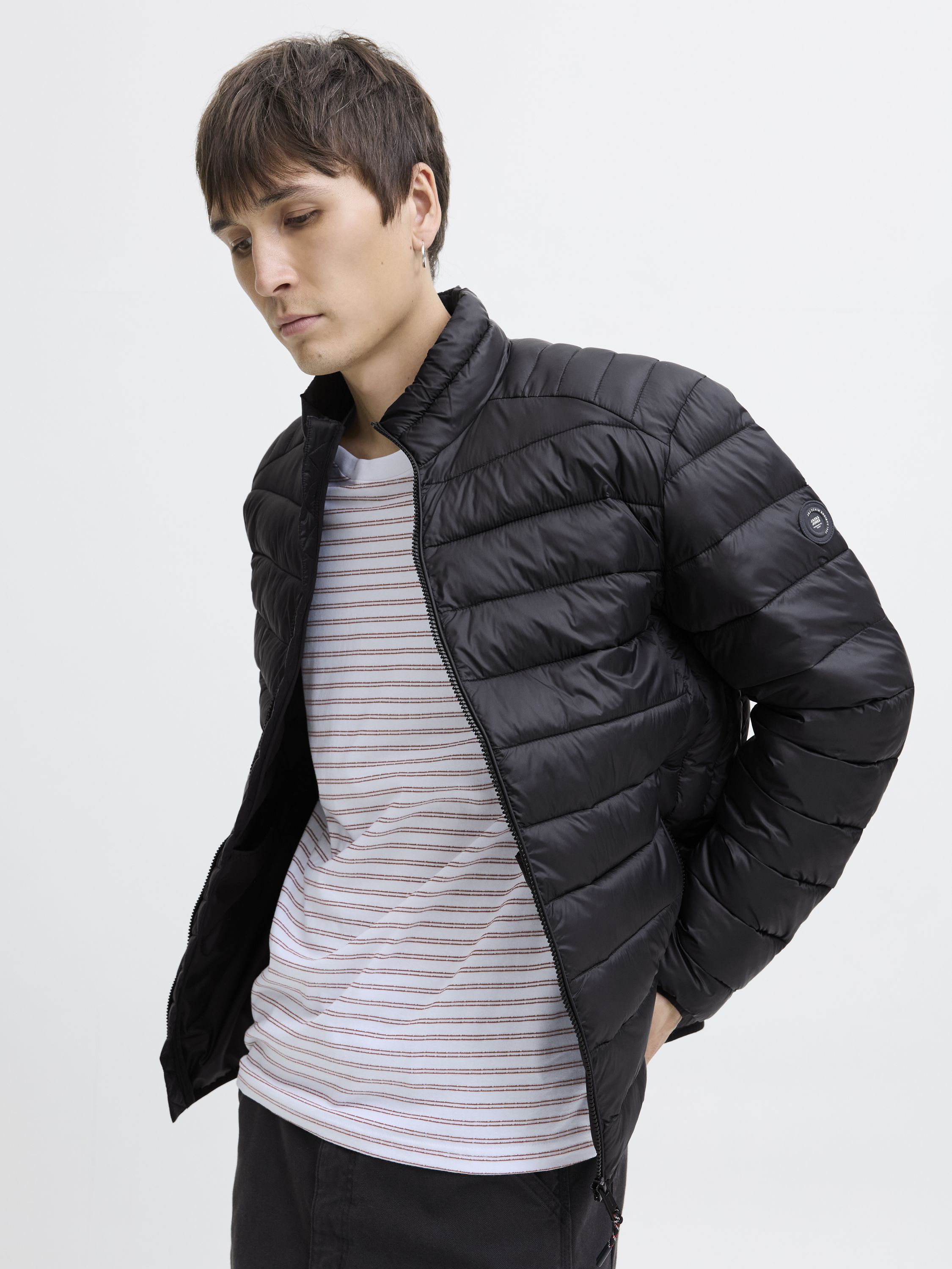 Steppjacke - Black - Schwarz