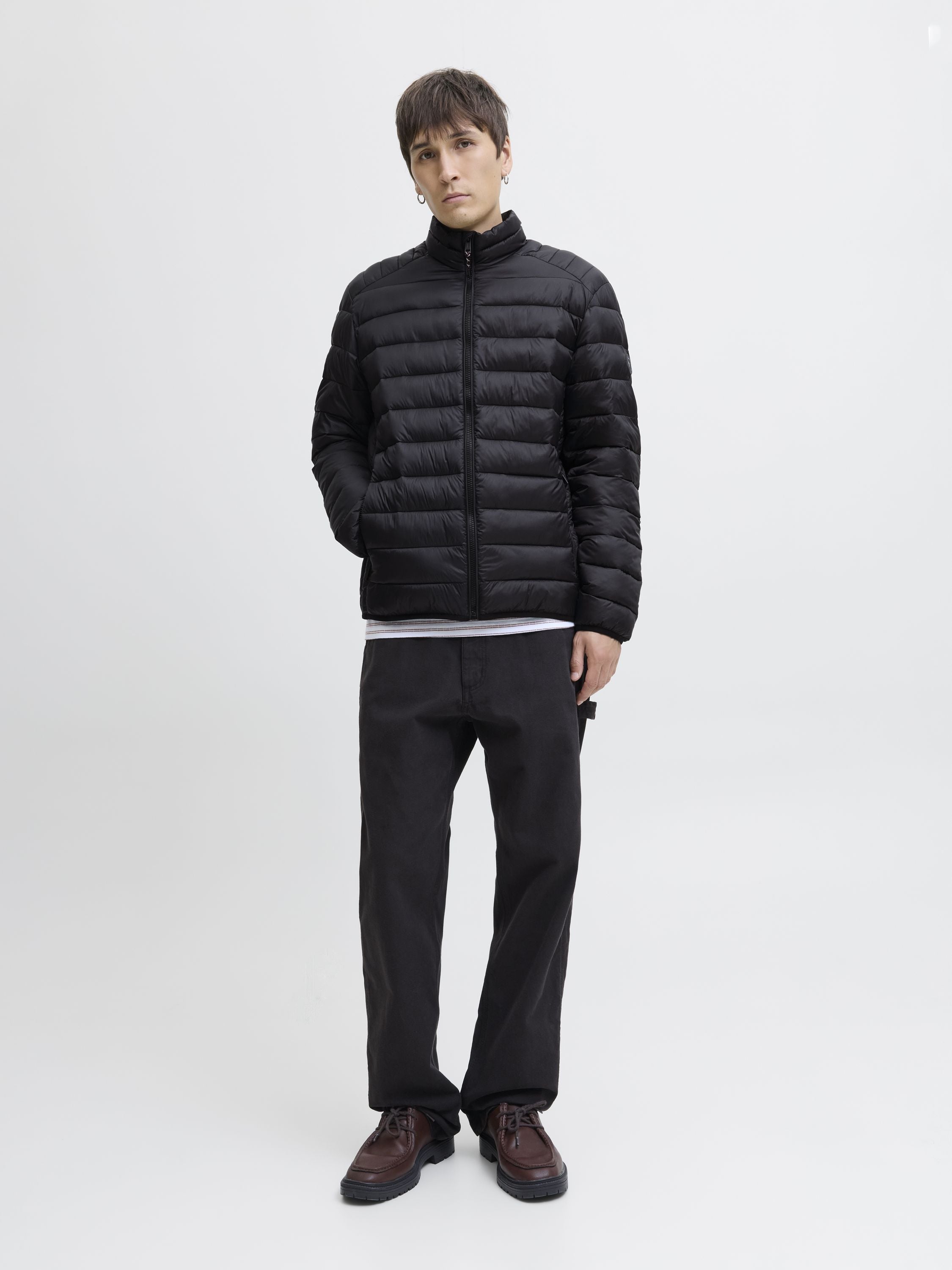 Steppjacke - Black - Schwarz