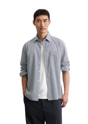 Freizeithemd Shaped Fit - I84-multi/ blue daze - Blau