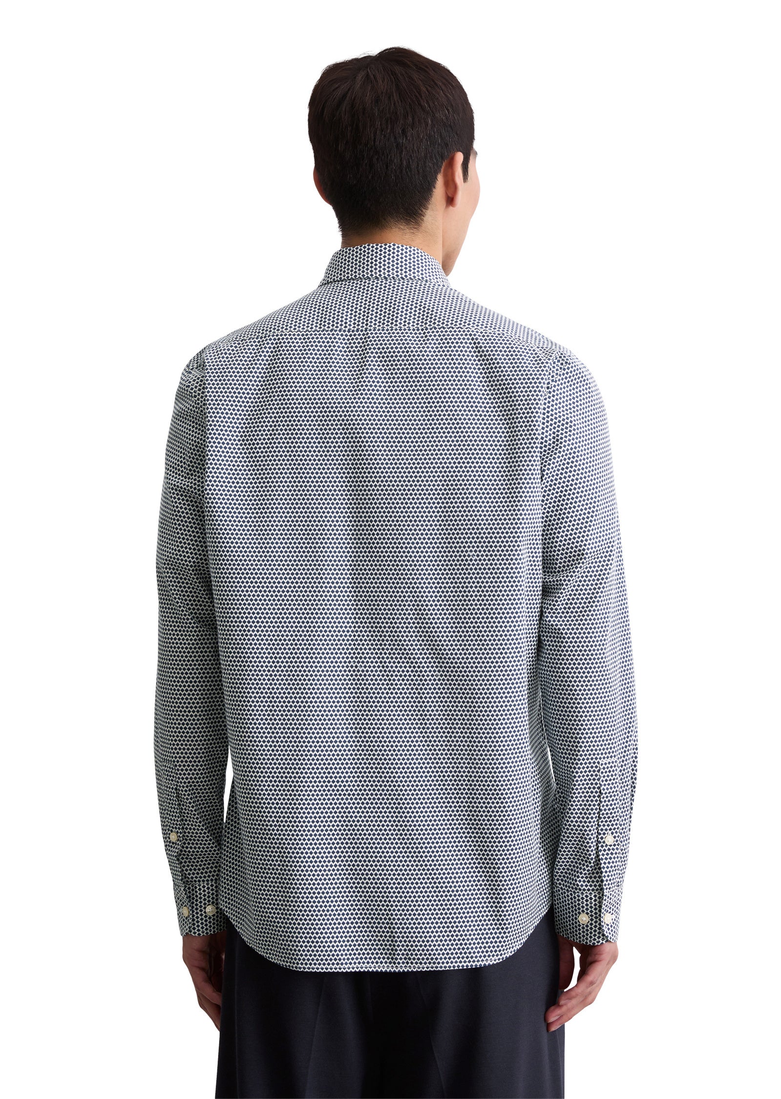 Freizeithemd Shaped Fit - I84-multi/ blue daze - Blau