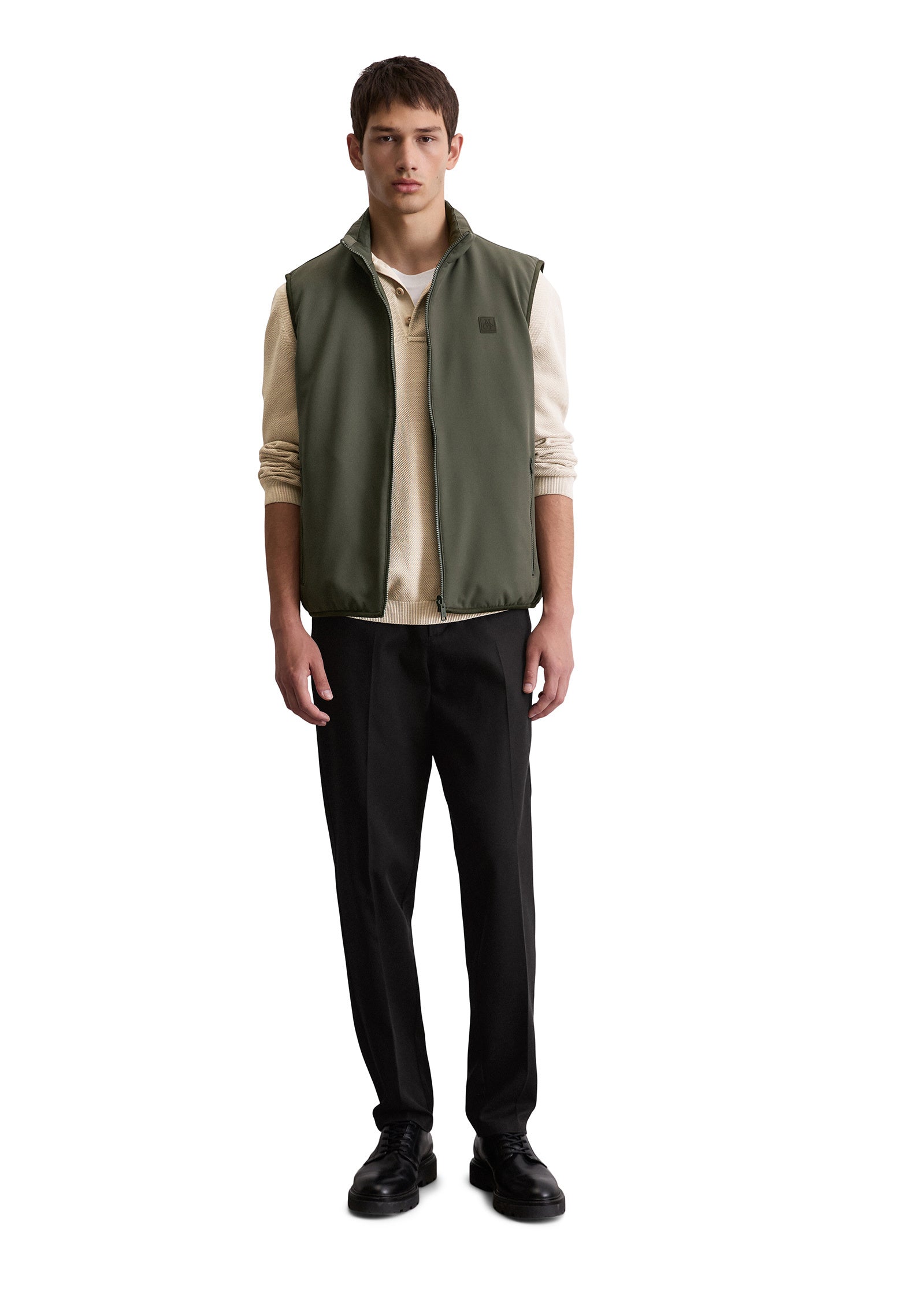 Wende-Weste aus Softshell - 493-copley brown - Khaki