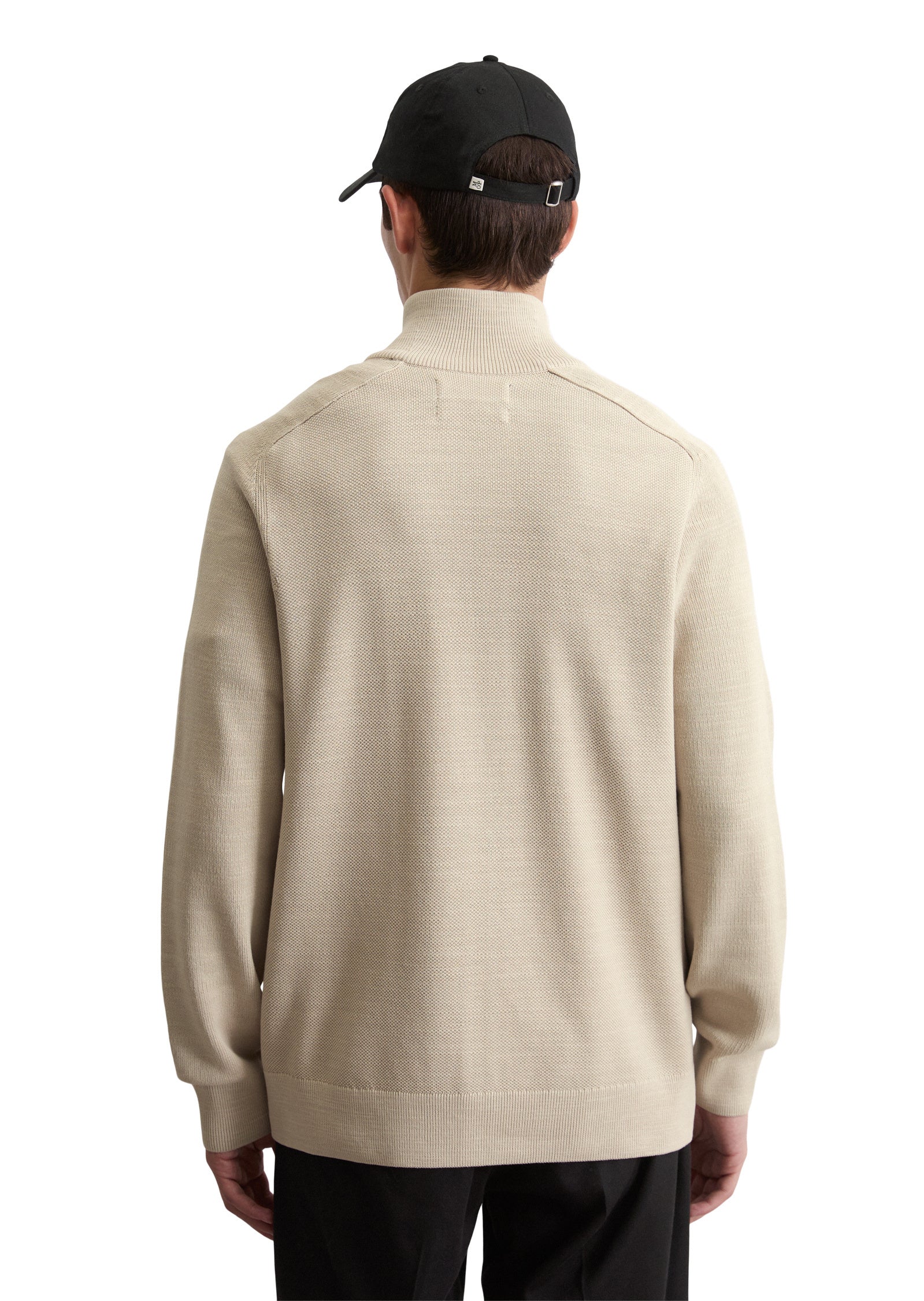 Strickjacke aus Baumwolle - 913-dapple gray - Beige