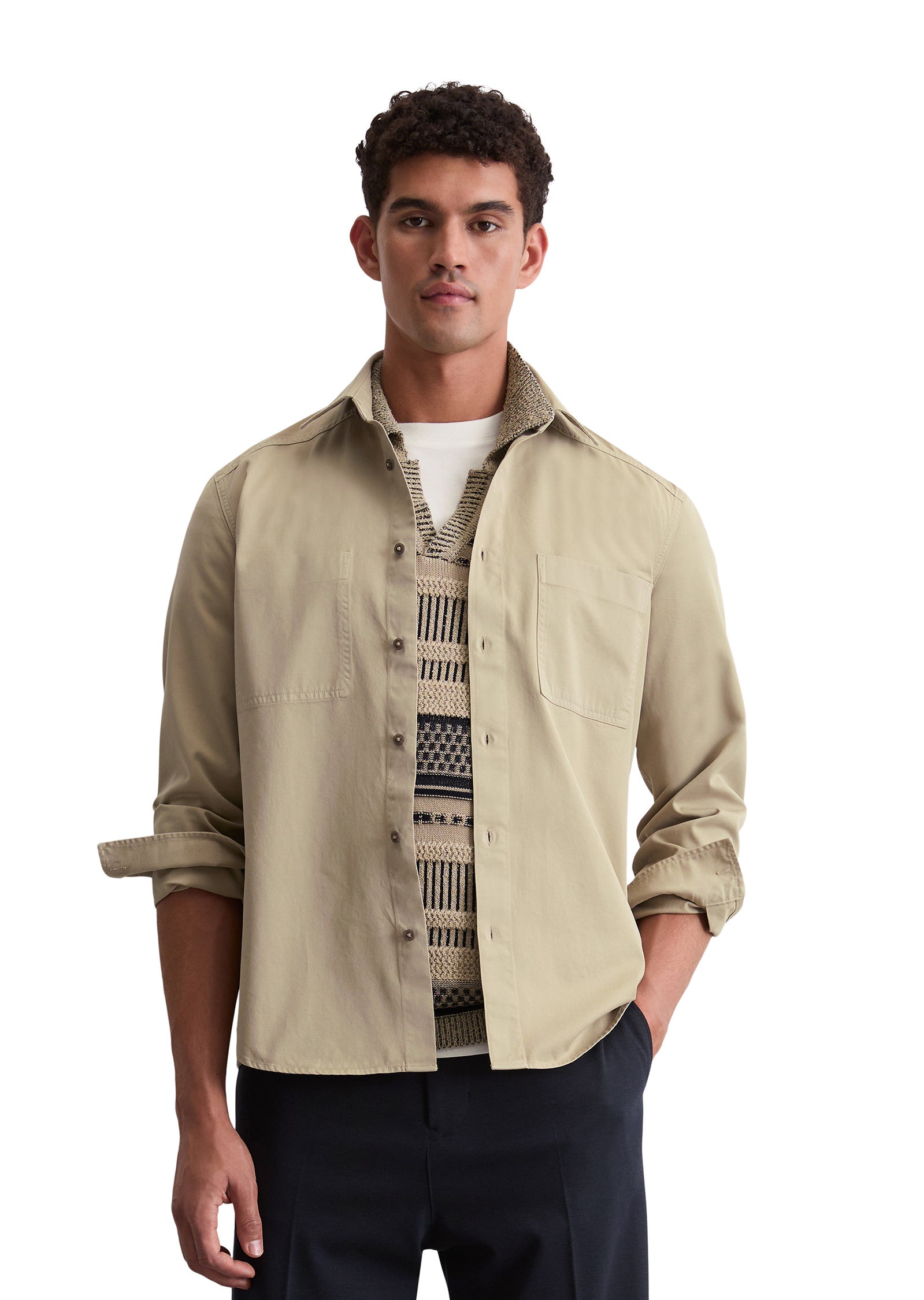 Freizeithemd Regular Fit - 111-pure cashmere - Beige