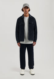 Cordovershirt VASO aus Baumwolle - 649-Dk. Navy - Blau