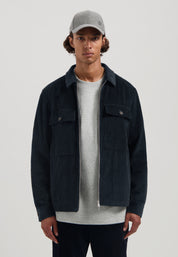 Cordovershirt VASO aus Baumwolle - 649-Dk. Navy - Blau