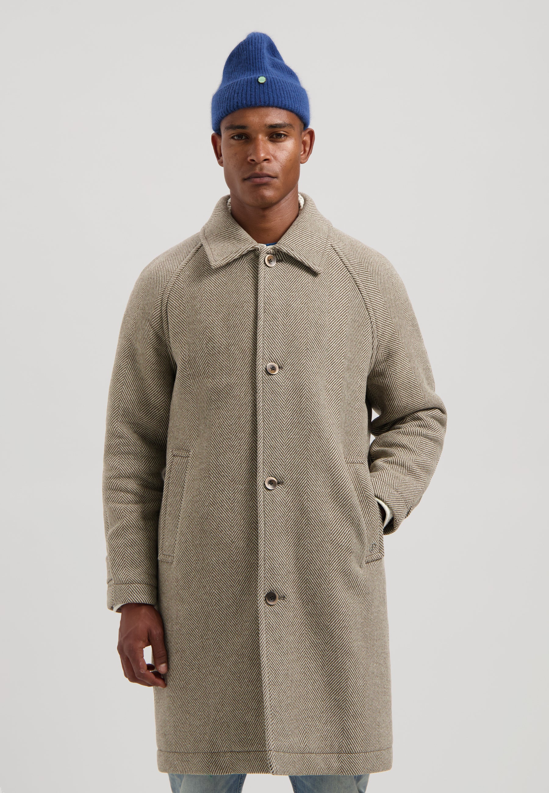 Mantel aus Wollmix - 276-Vintage Khaki - Khaki
