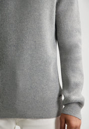 Strickpullover aus Wolle - 810-Lt. Grey - Grau