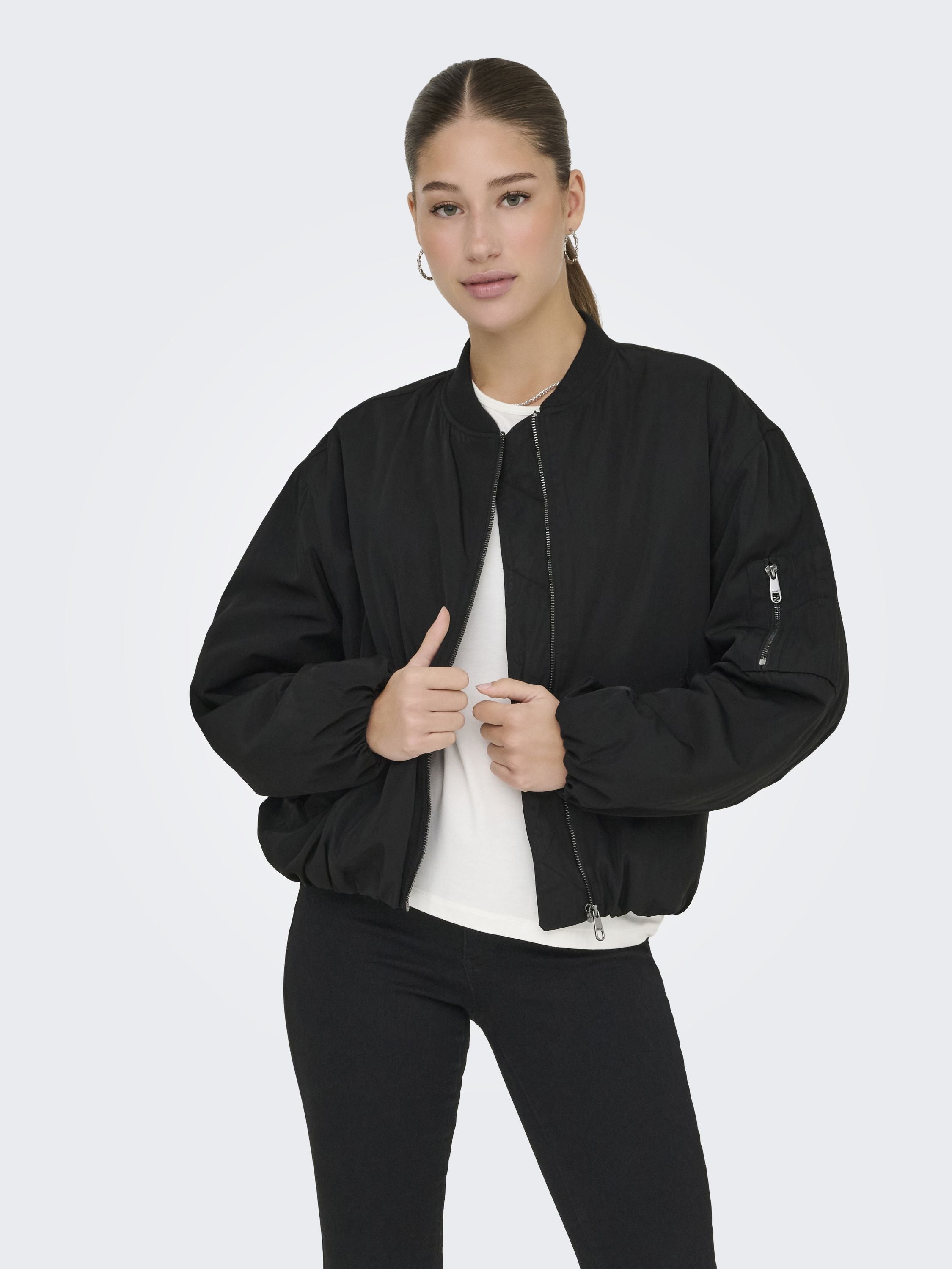 Bomberjacke - Black - Schwarz