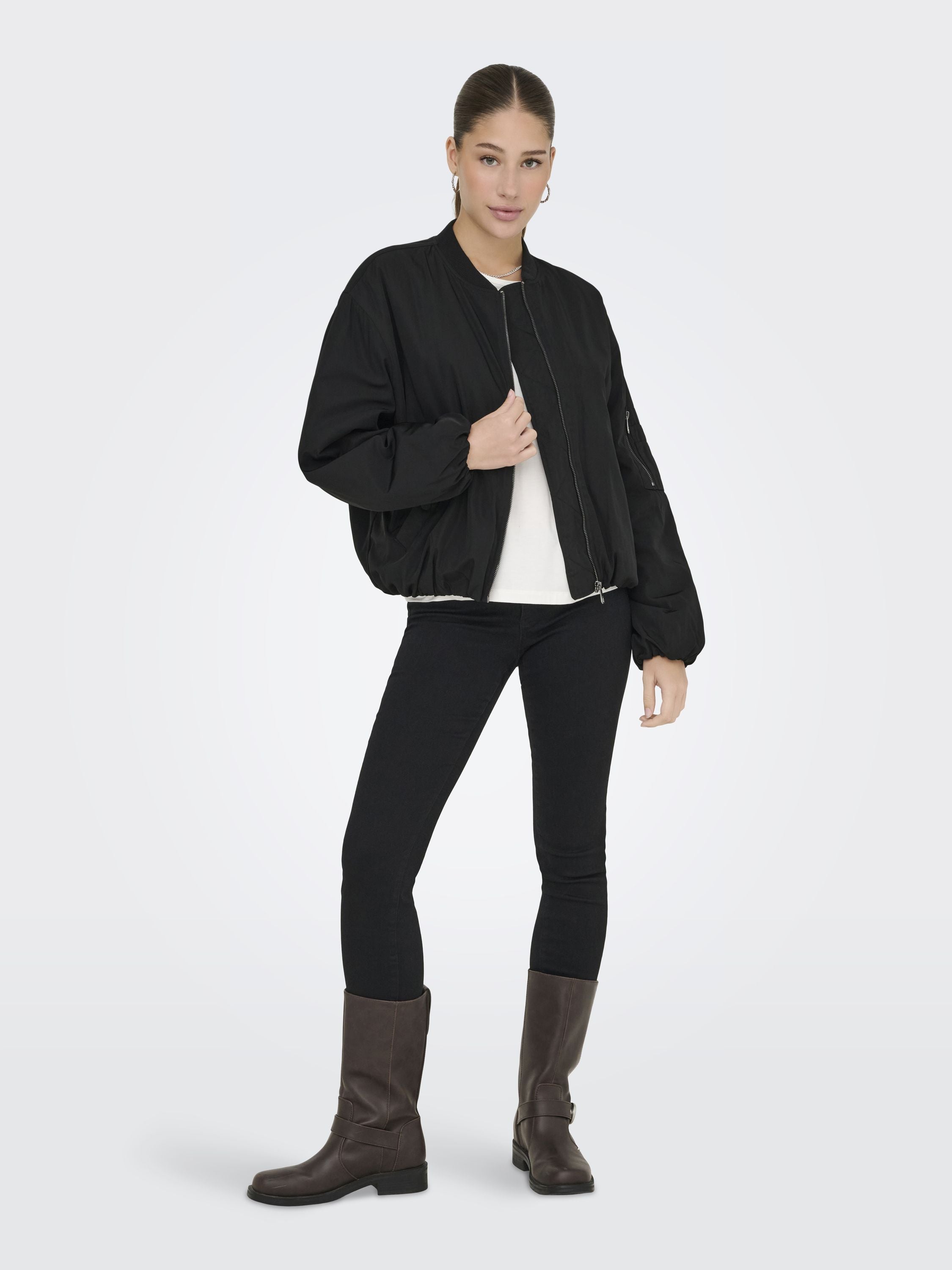 Bomberjacke - Black - Schwarz