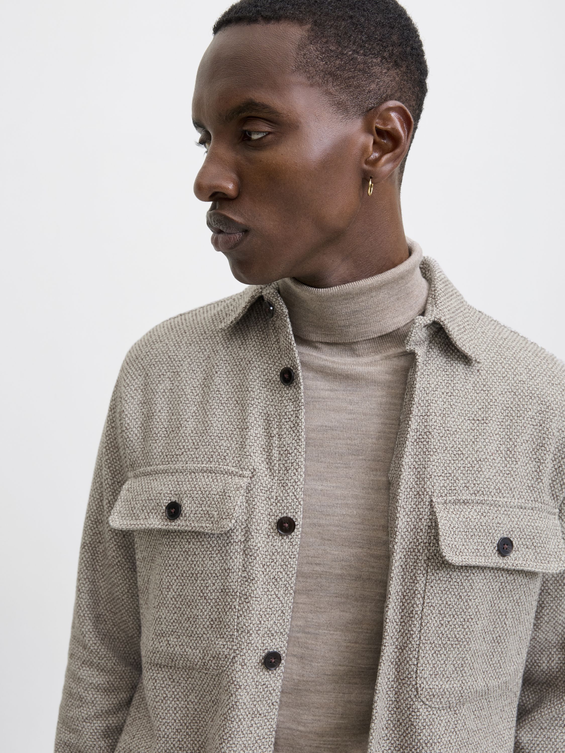 Overshirt - Ermine - Beige