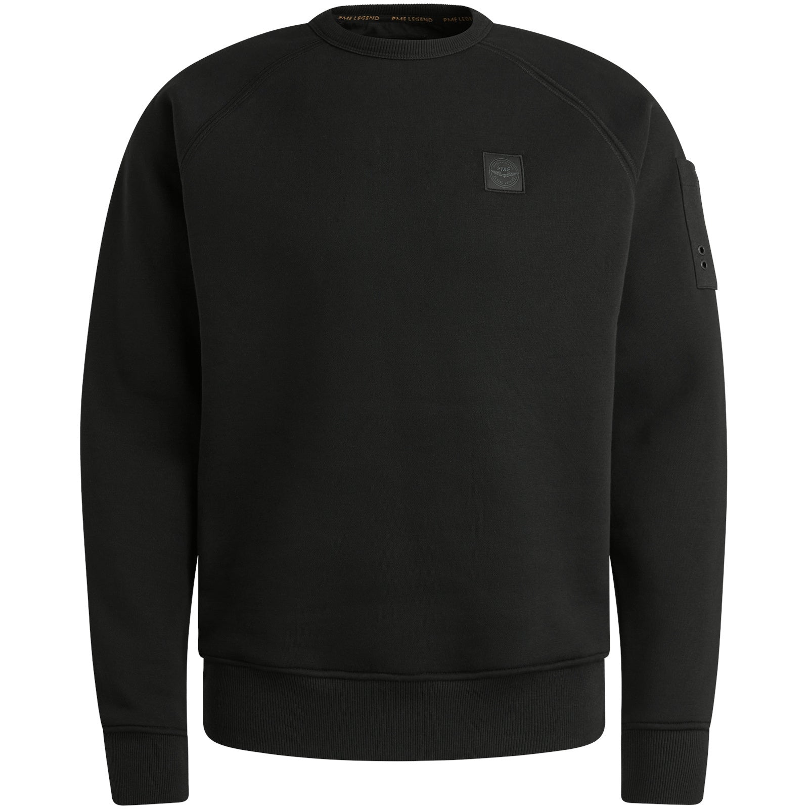 Sweatshirt mit Flight-Pocket - 999-Black - Schwarz