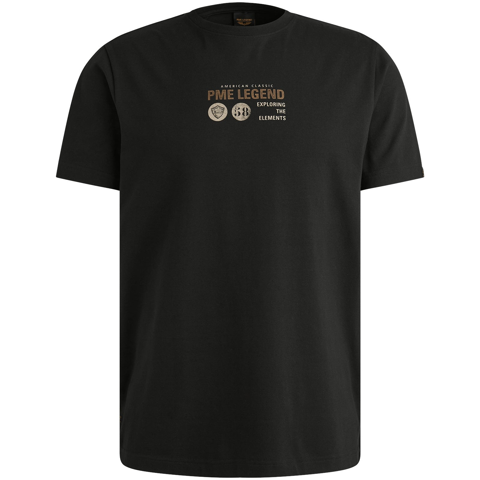 T-Shirt - 999-Black - Schwarz