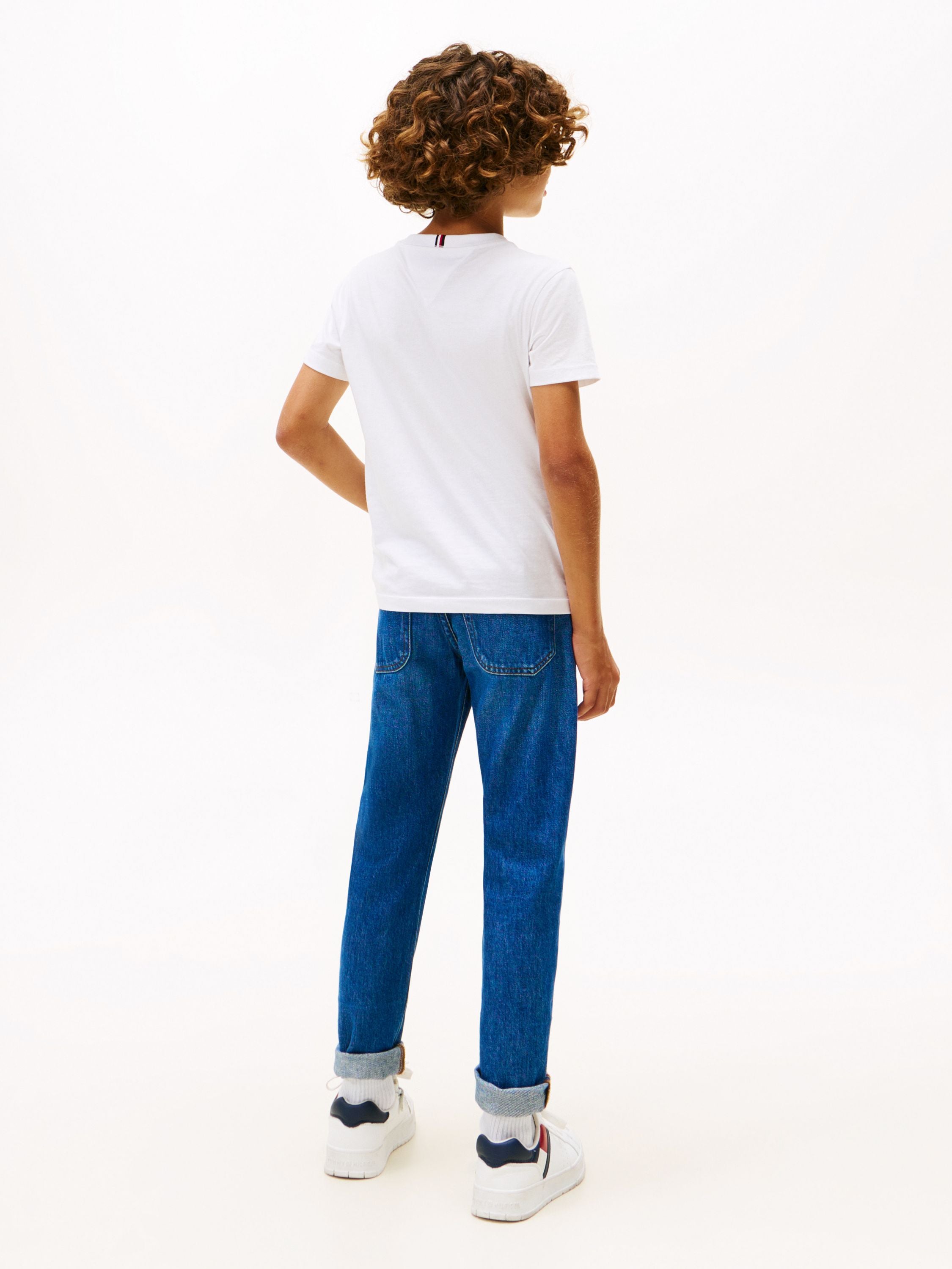 T-Shirt aus Baumwolle - YBR-WHITE - Weiß