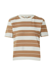 T-Shirt aus Baumwolle - 84G6-BROWN - Beige