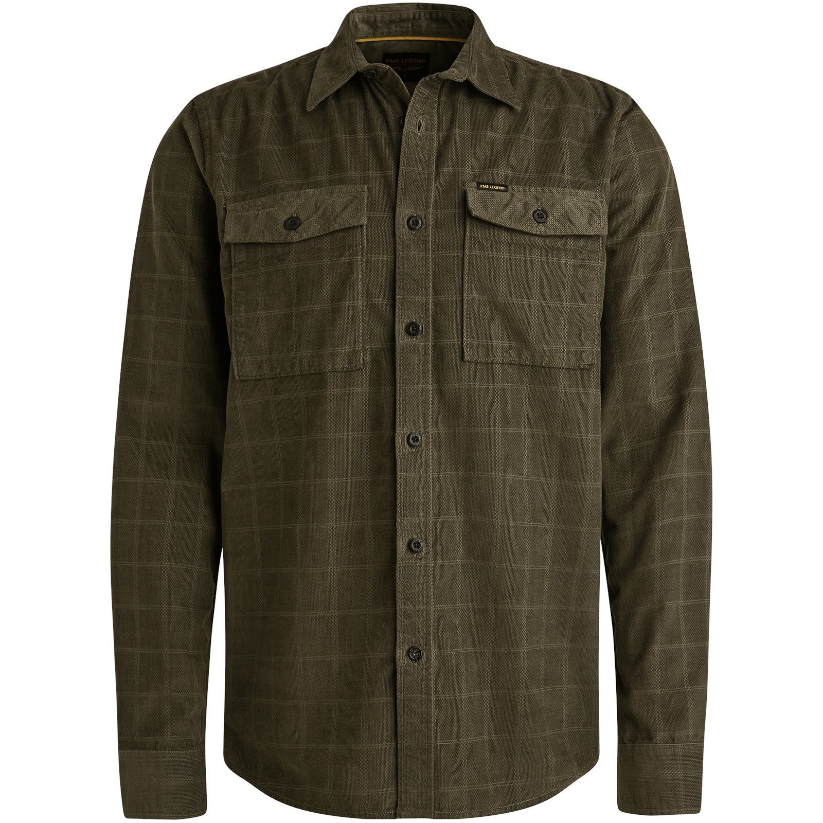 Freizeithemd Regular Fit - 8039-Beluga - Grün