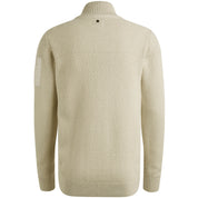 Strickjacke aus Baumwolle - 7013-Bone White - Creme