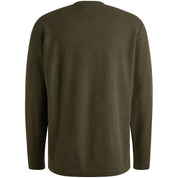 Sweatshirt aus Baumwolle - 8039-Beluga - Khaki